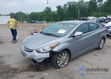 2014 Hyundai Elantra Se/Sport/Limited from USA, damaged, VIN KMHDH4AE3EU201396
